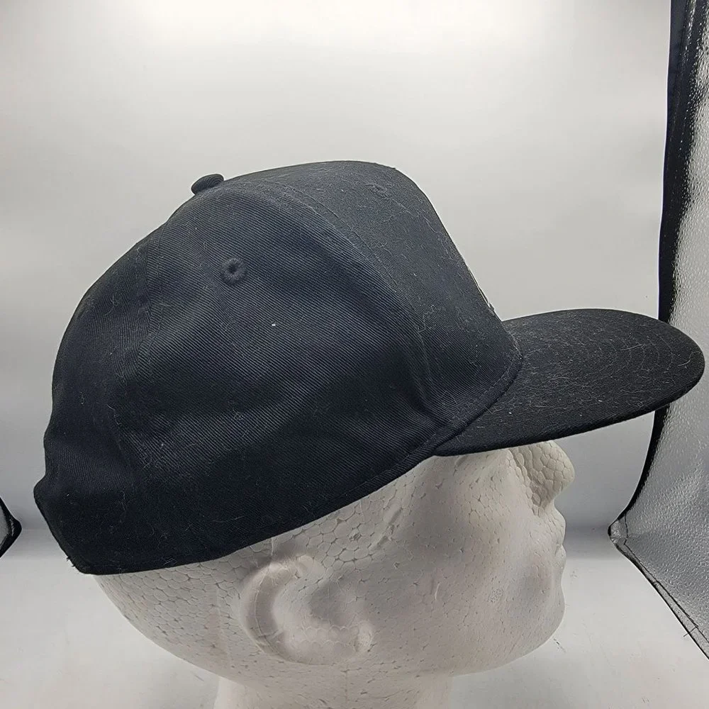 Neff Braving The Elements Skate Streetwear Black White Snapback Baseball Cap Hat_4